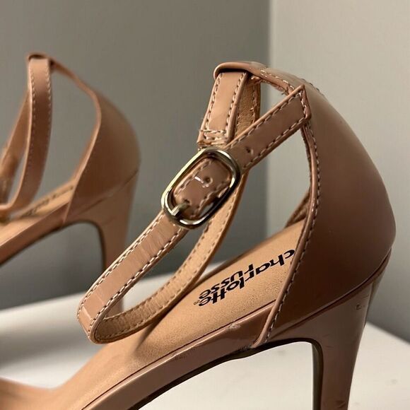 Charlotte Russe Women's Brown Addison Open Toe Strappy Heels Size 9 - Picture 11 of 11